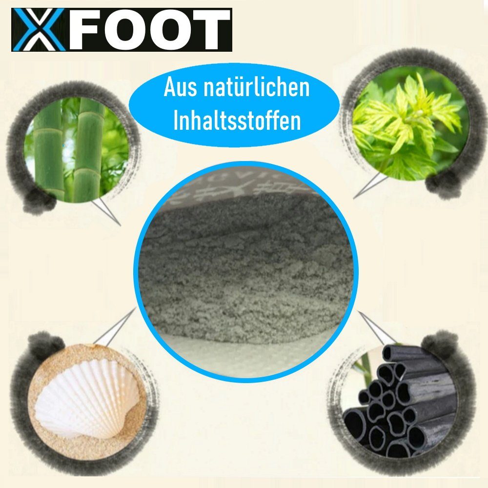 MAVURA Fußbetteinlage XFOOT Fußpflaster Fusspflaster Wellness Fußpflege Vital (20-tlg), Bambus Pflaster [2erSet]