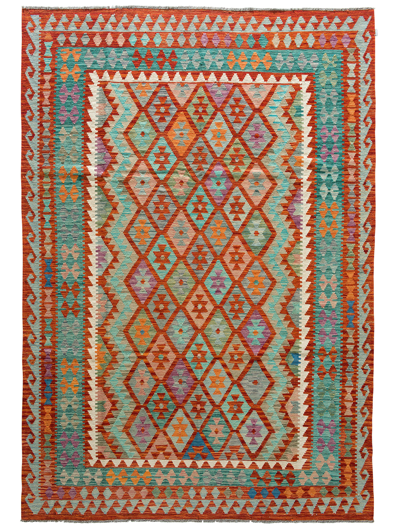 Afghan Kelim ca. 204 x 289 cm, Unikat / Einzelstück