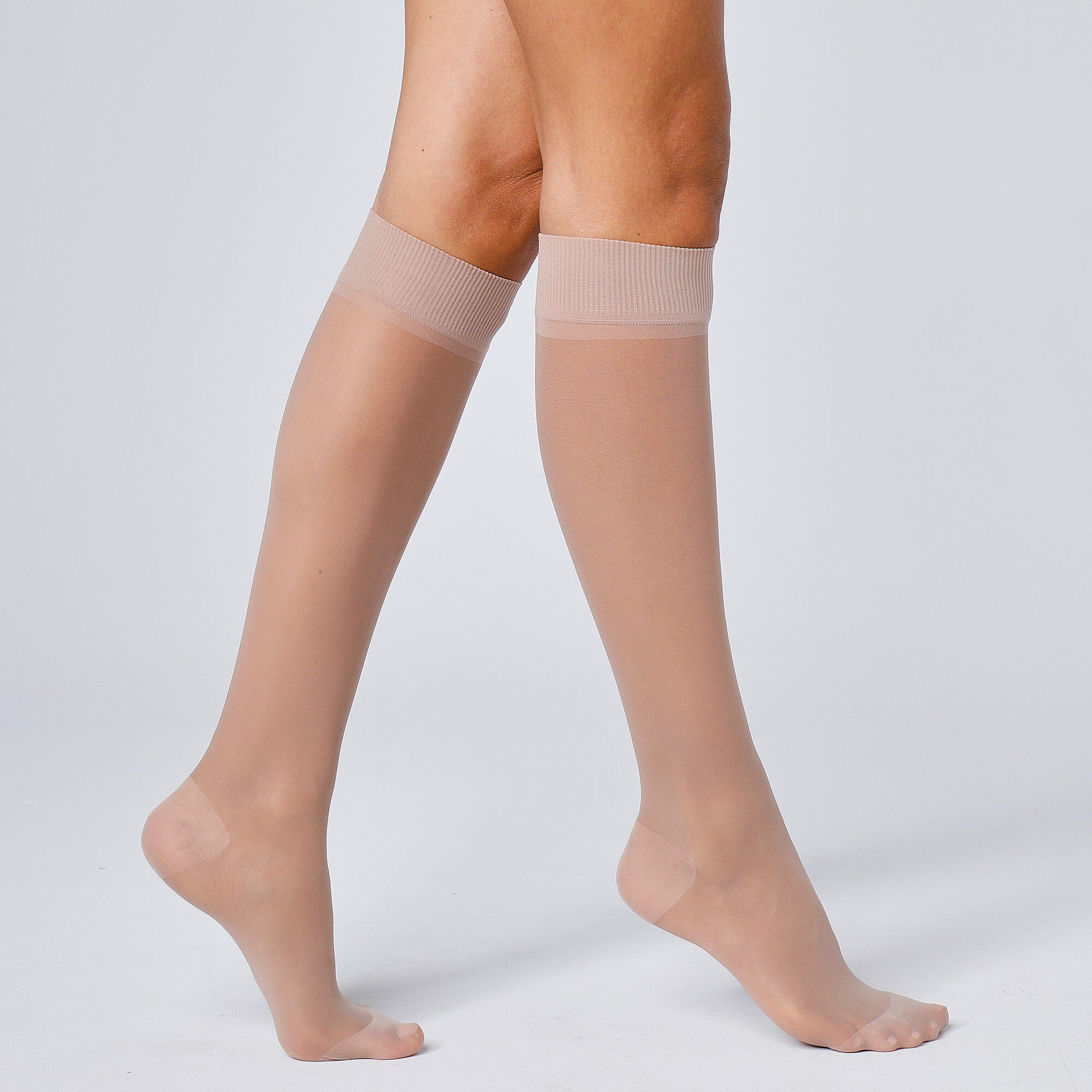 Mi-bas anti fatigue 40 deniers