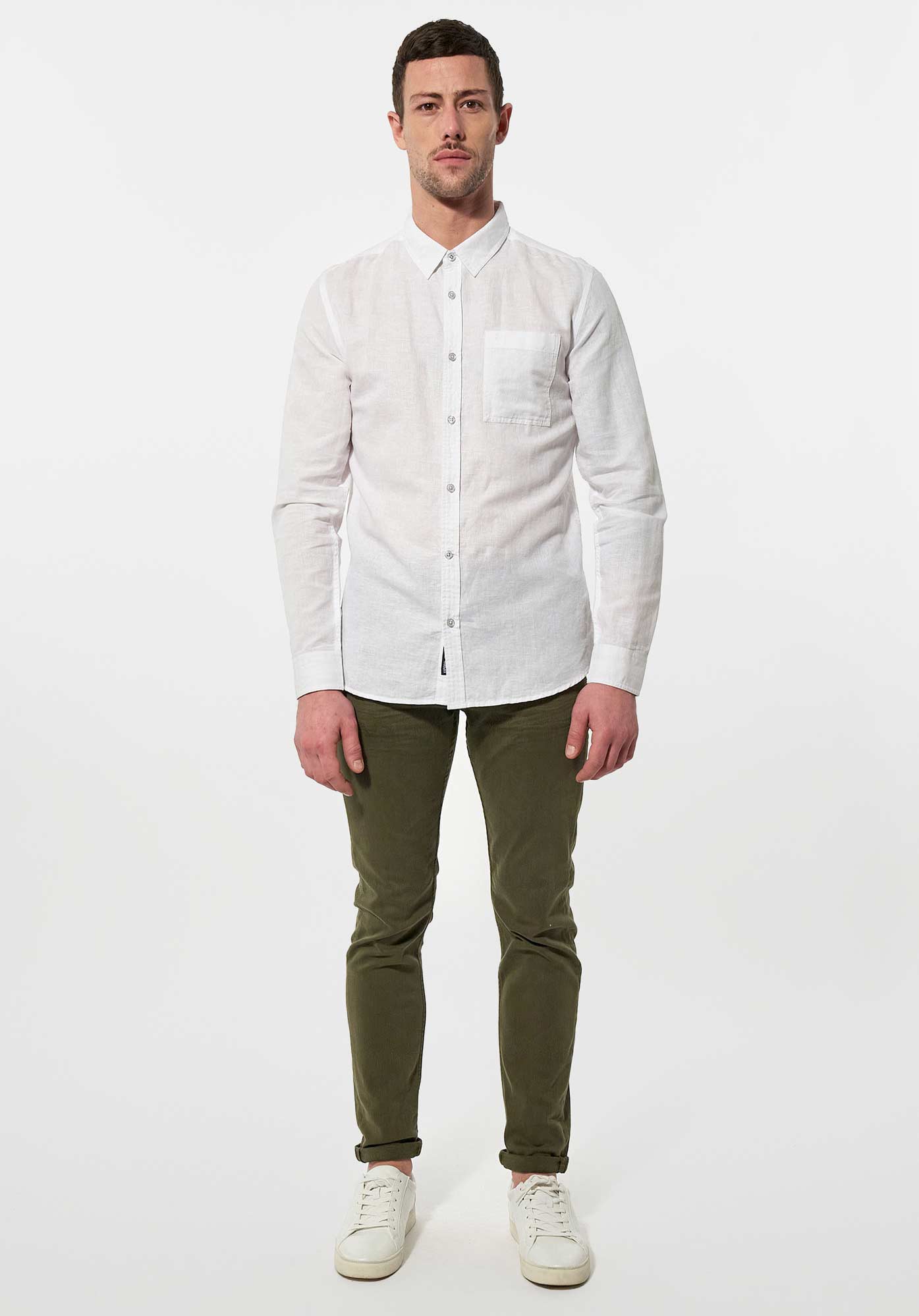 NAVAR  Chemise blanche Homme