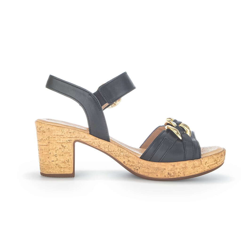 Gabor fashion Plateau Sandale schwarz