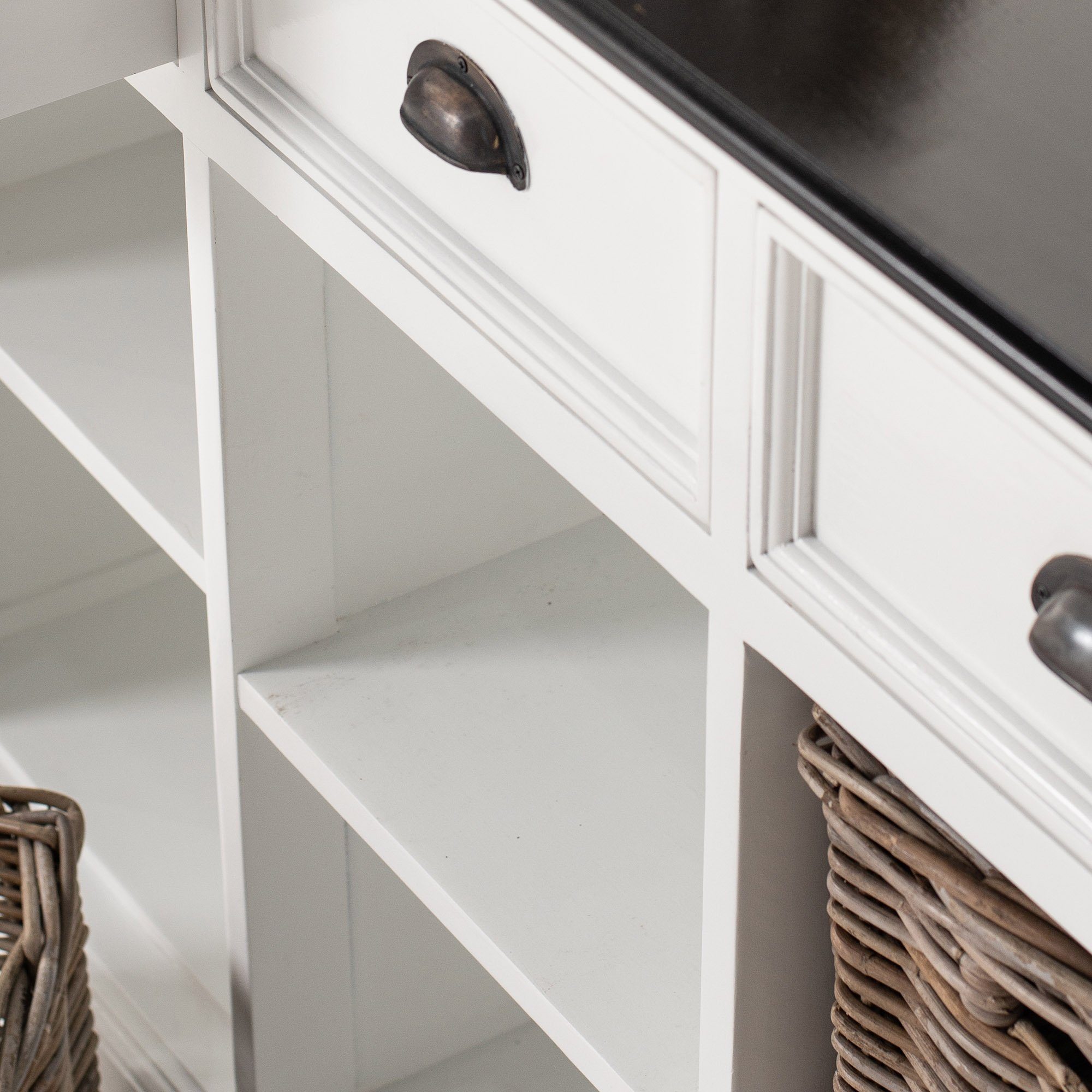 Novasolo Buffet Halifax Contrast Buffetschrank mit 4 Körben