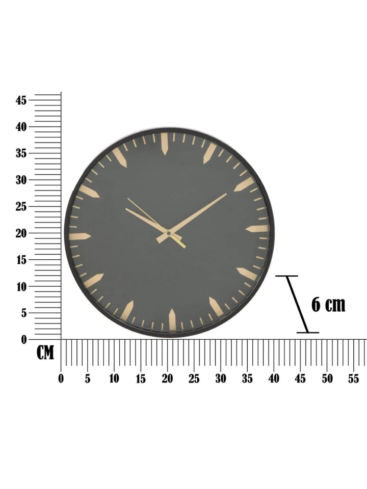 Mauro Ferretti Wanduhr in schwarz günstig kaufen onesize