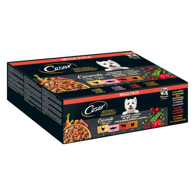 Sparpaket Cesar Natural Goodness Getreidefrei mit Superfoods 48 x 100 g