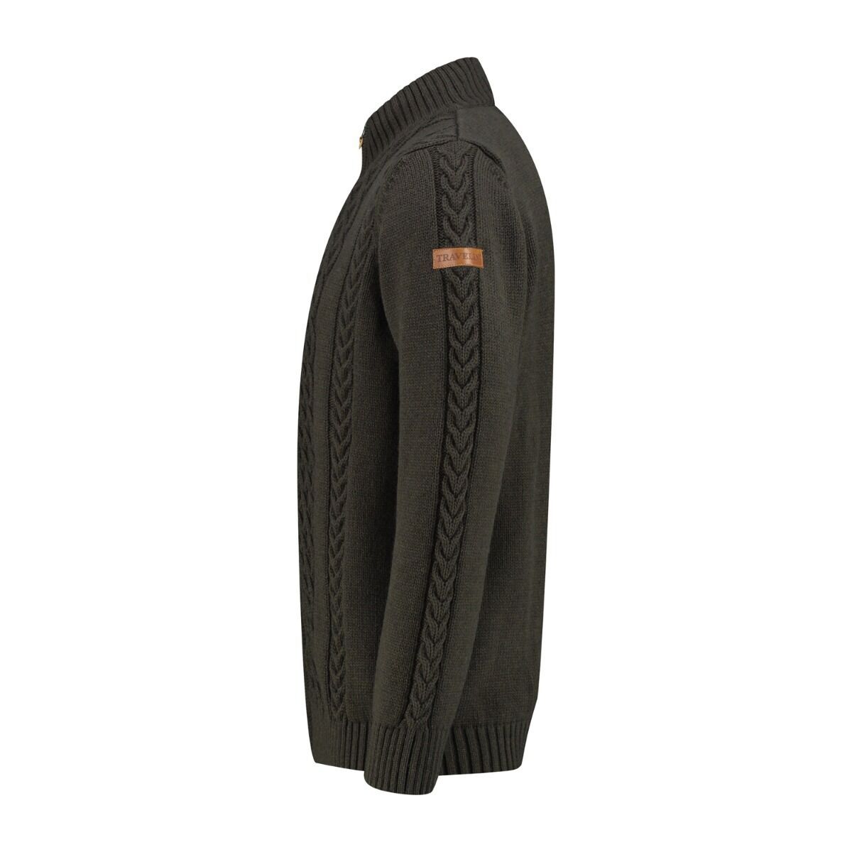 Travelin' Coll Jaali Grün Herren Pullover