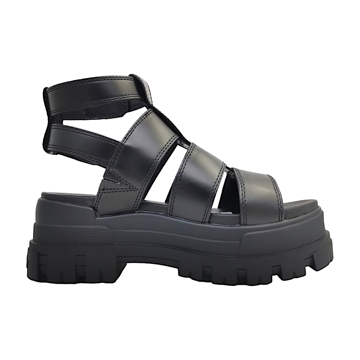 Buffalo ASPHA GLD SANDAL PLATFORM BN16020251 Schwarz Black