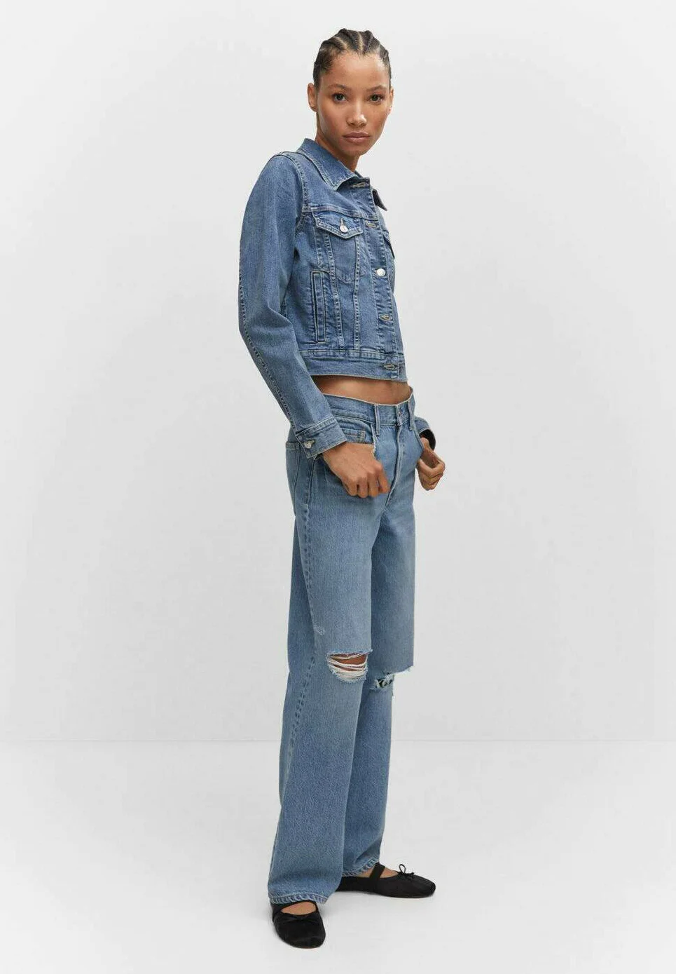Mango VICKY - Chaqueta vaquera