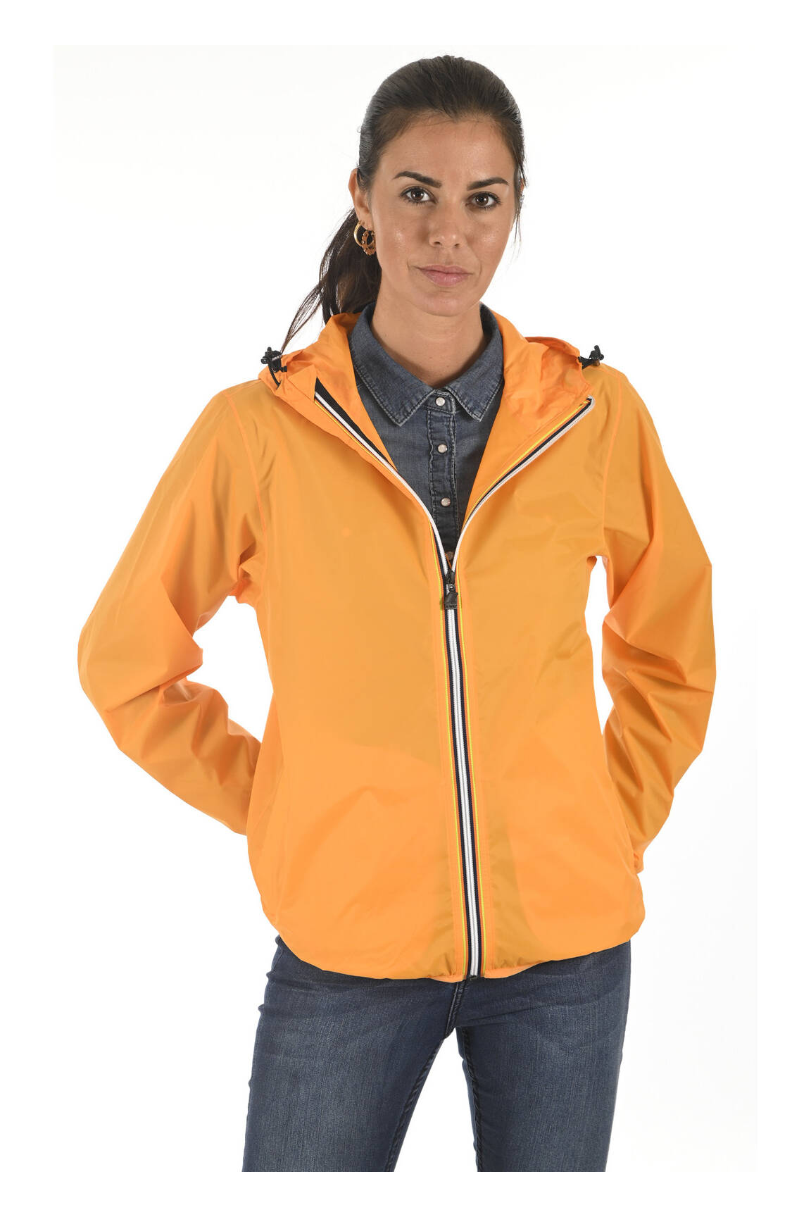 K Way Impermeables Trenchs Unisexe couleur orange