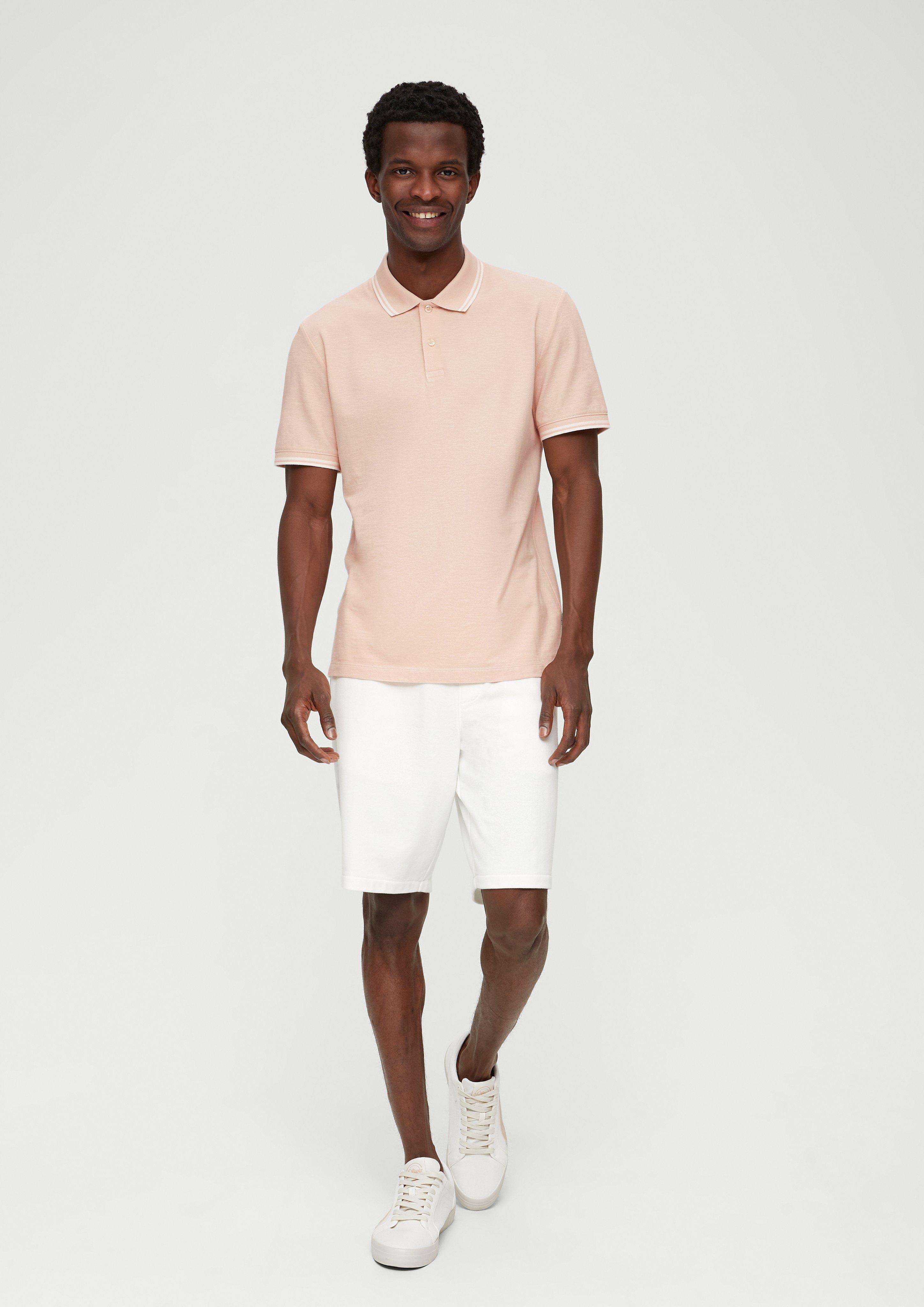 Poloshirt mit Flammgarnstruktur  2131901-09W1