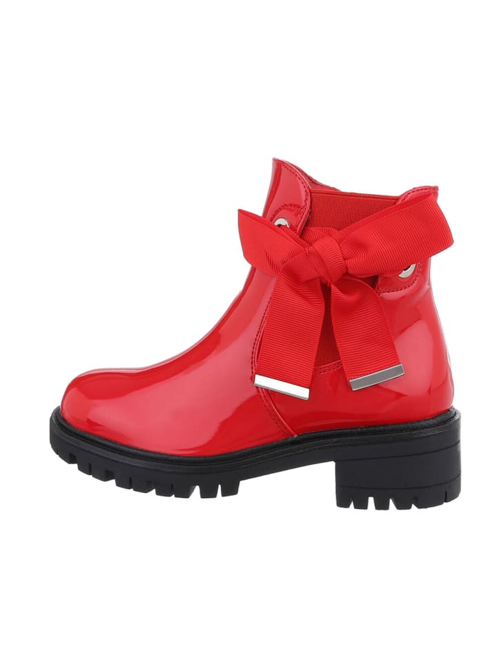 Ital-Design Stiefelette in Rot günstig kaufen