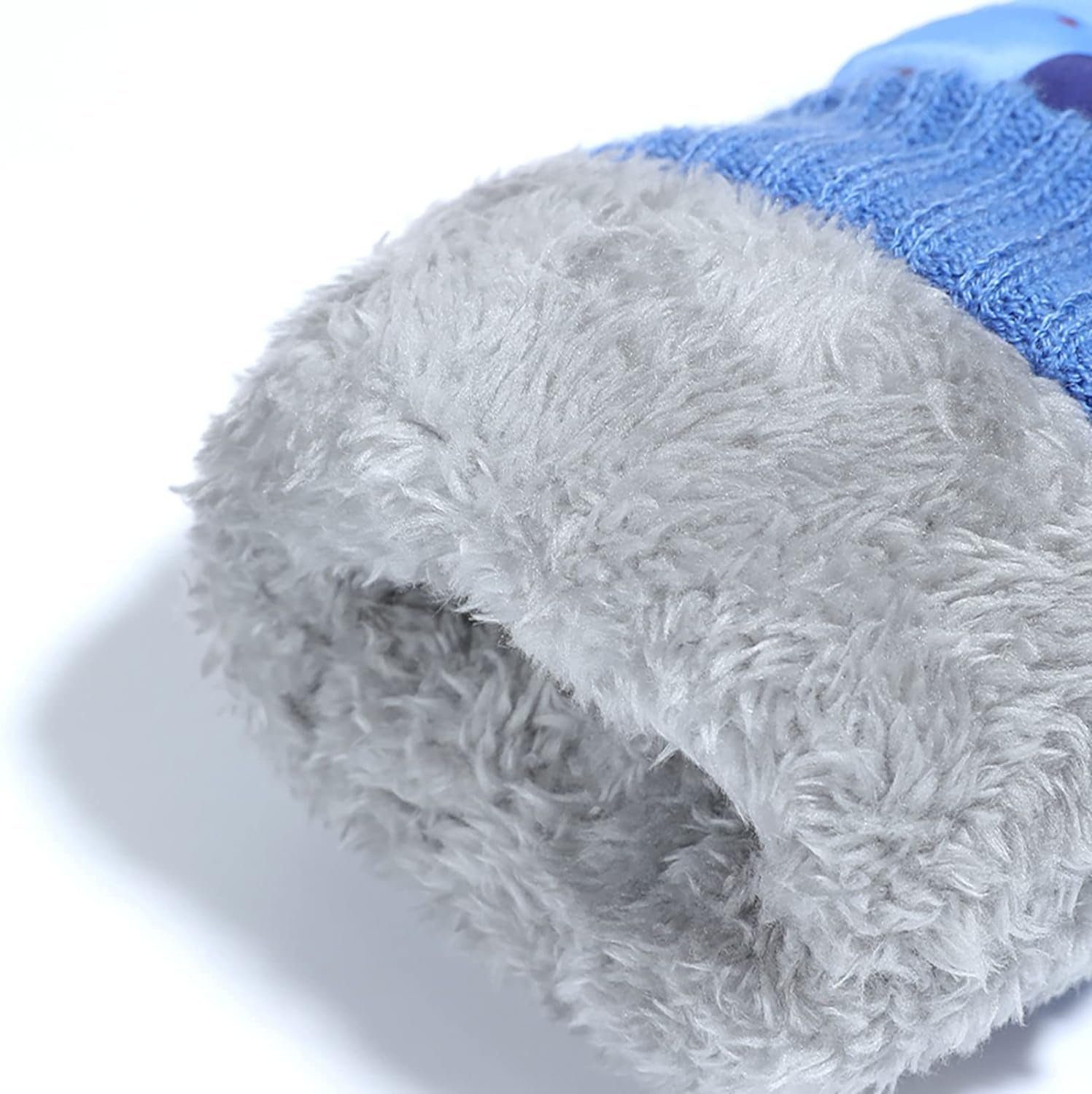 KINOMI Fleecehandschuhe Kinderhandschuhe, Dick und Warm im Winter, Verstellbar, Abriebfest (Geeignet für Jungen und Mädchen im Alter von 5-12 Jahren) Rutschfest, Wasserdicht, Outdoor Skifahren und Klettern Handschuhe