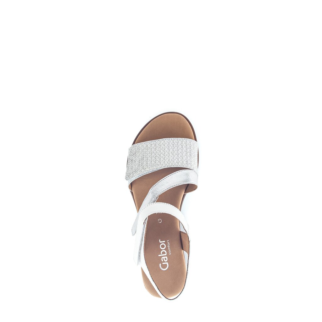 Gabor comfort Keilsandalette weiß