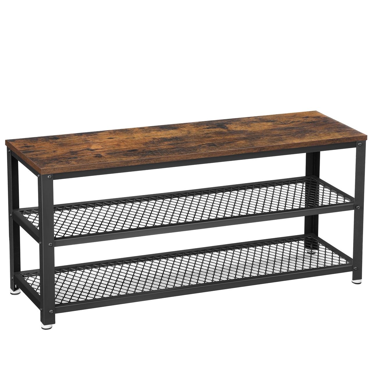 Vasagle Schuhregal mit 2 Ablagen, 100 x 30 x 45 cm