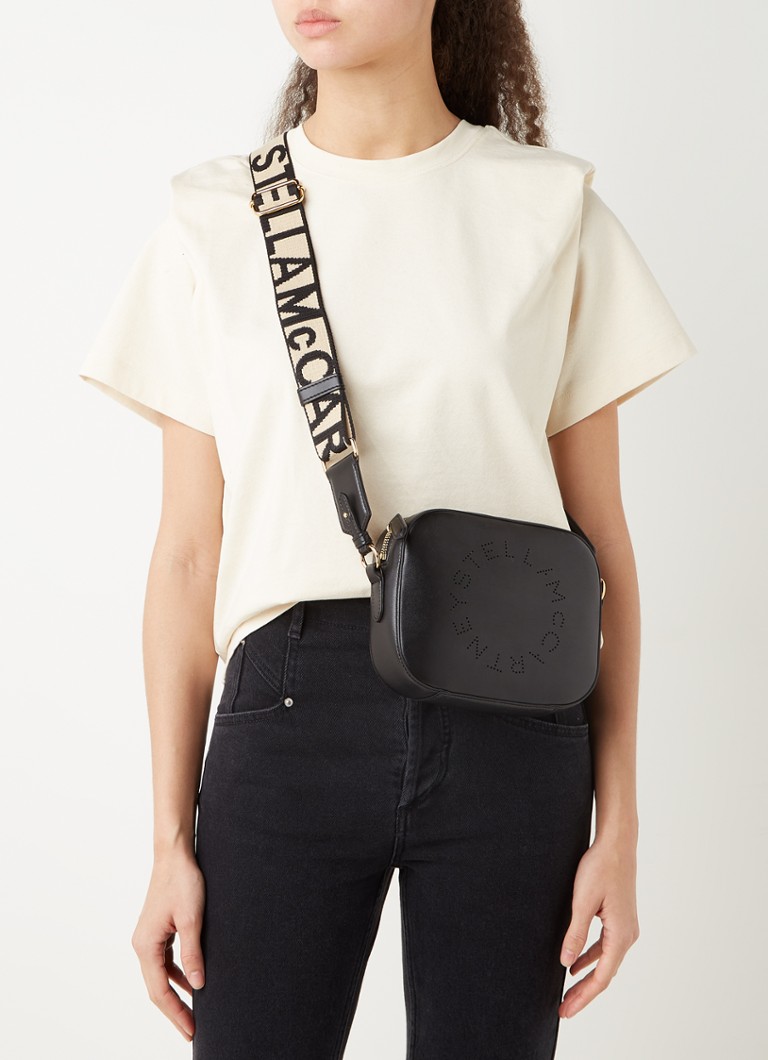 Stella McCartney Geantă de umăr Stella Mini cu logo