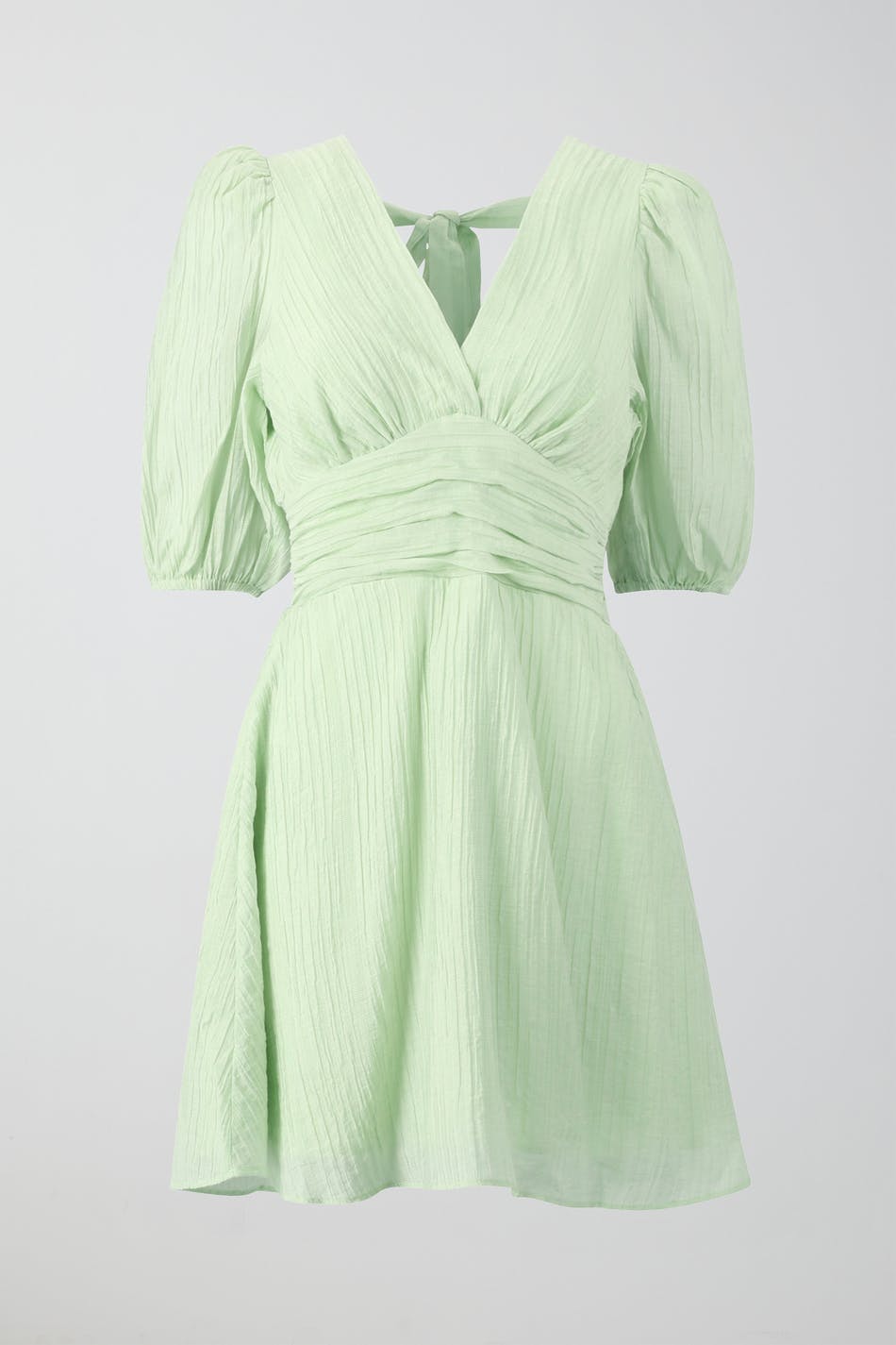 Puff sleeve mini dress