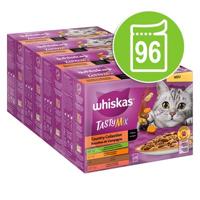 Jumbopack Whiskas Tasty Mix Portionsbeutel 96 x 85 g