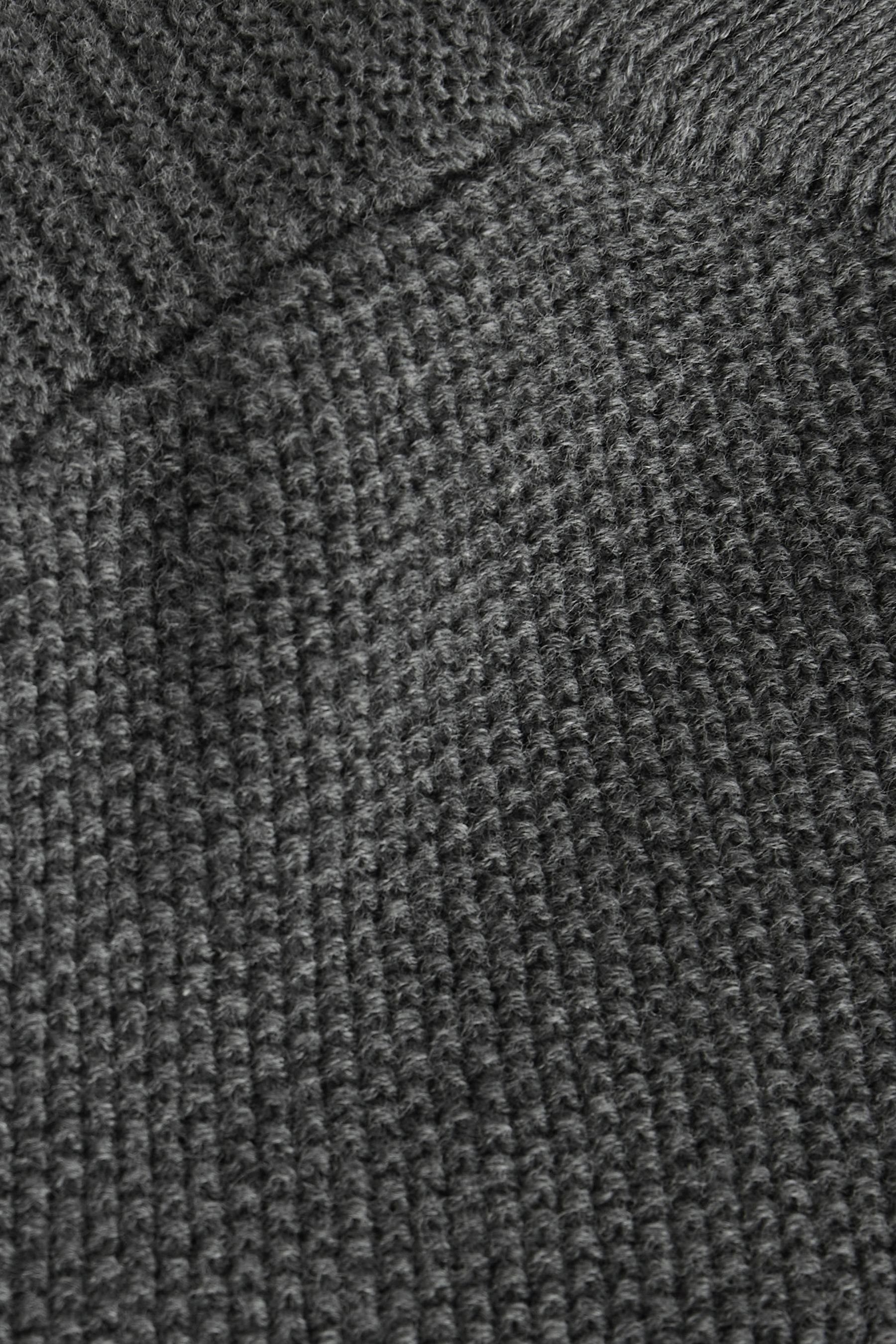 Next Strickjacke Bomberjacke aus Strick mit Reißverschluss (1-tlg)