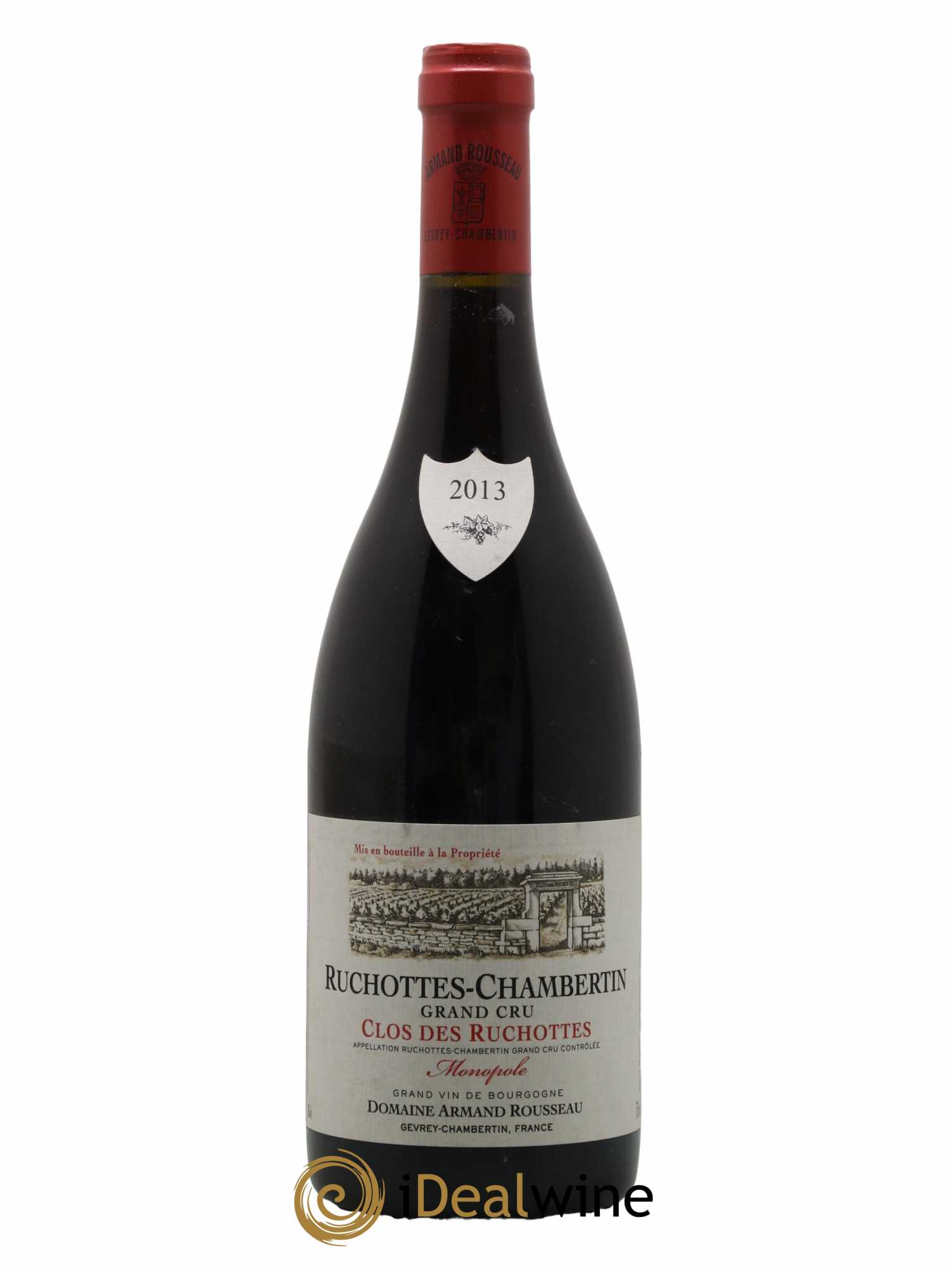 Ruchottes-Chambertin Grand Cru Clos des Ruchottes Armand Rousseau (Domaine)  2013 - Lot de 1 Bouteille