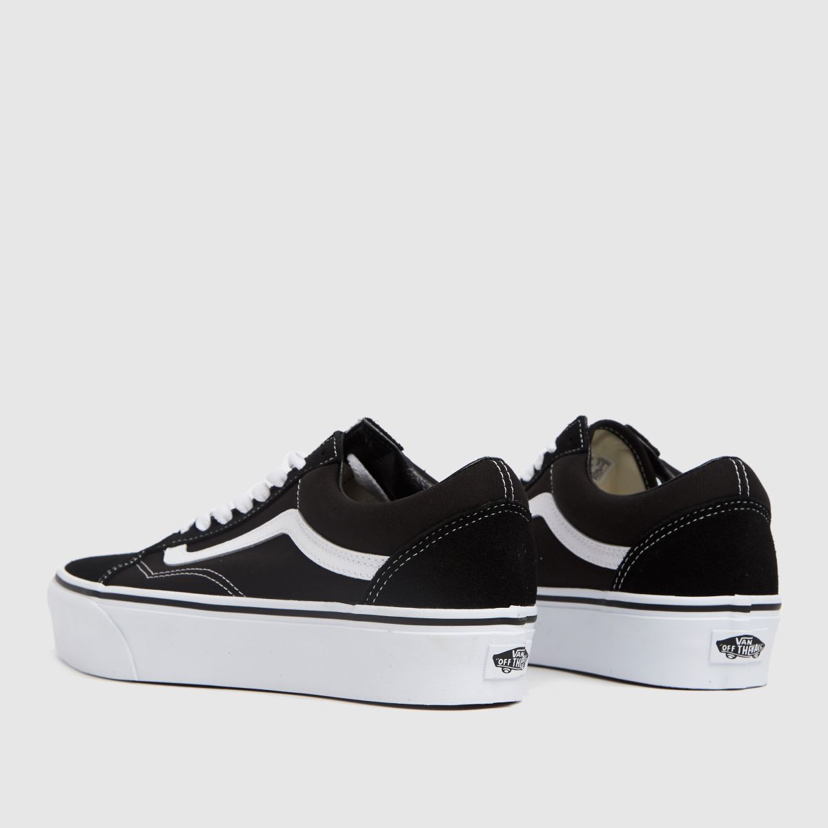 Vans Old Skool – Svarta och vita platåskor