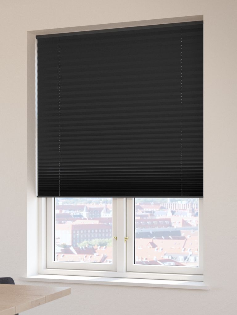 FYN pleated curtain 80x160cm dimmable wireless black