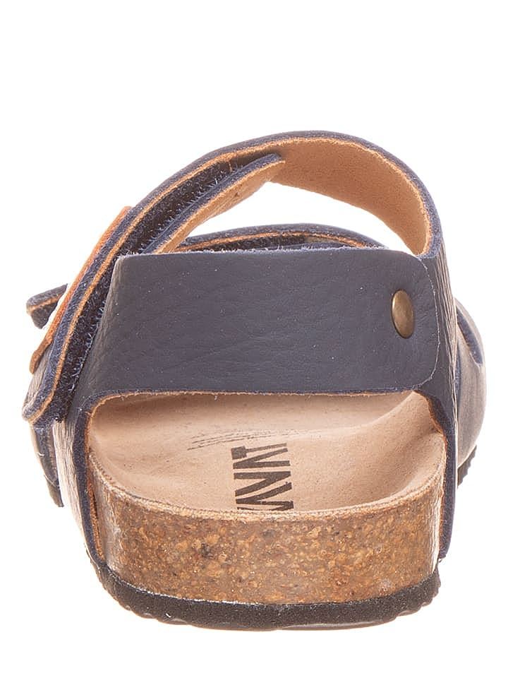 KAVAT Leder-Sandalen in Blau günstig kaufen 25