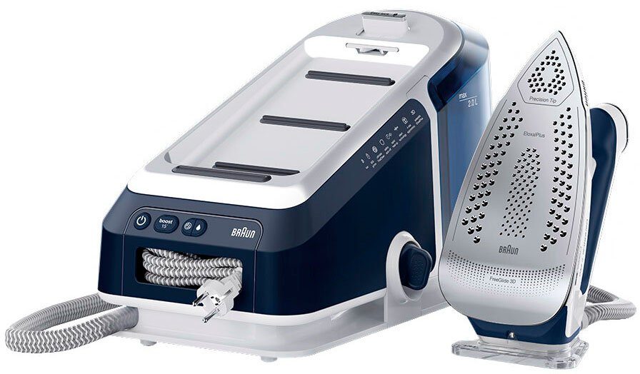 Braun Dampfbügelstation CareStyle 7 Pro IS7282 BL, 2000 ml Wassertank