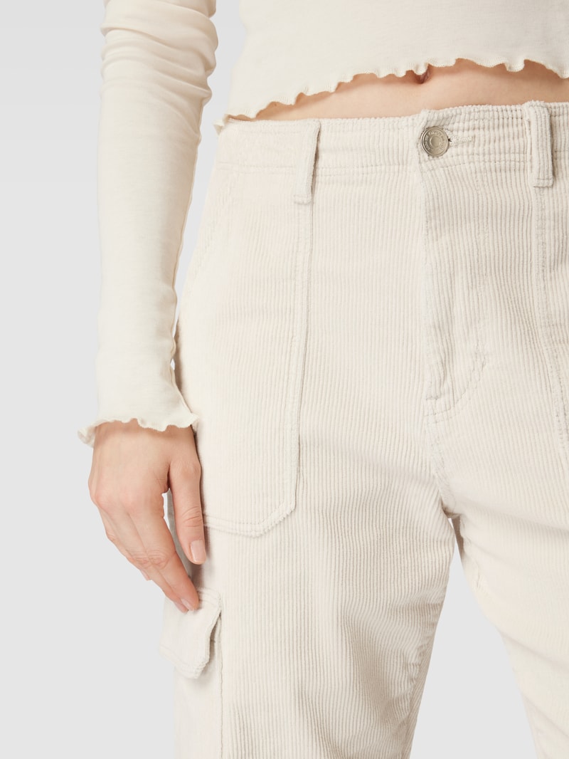 Cargohose in Cord-Optik Modell 'MALFY' in ecru