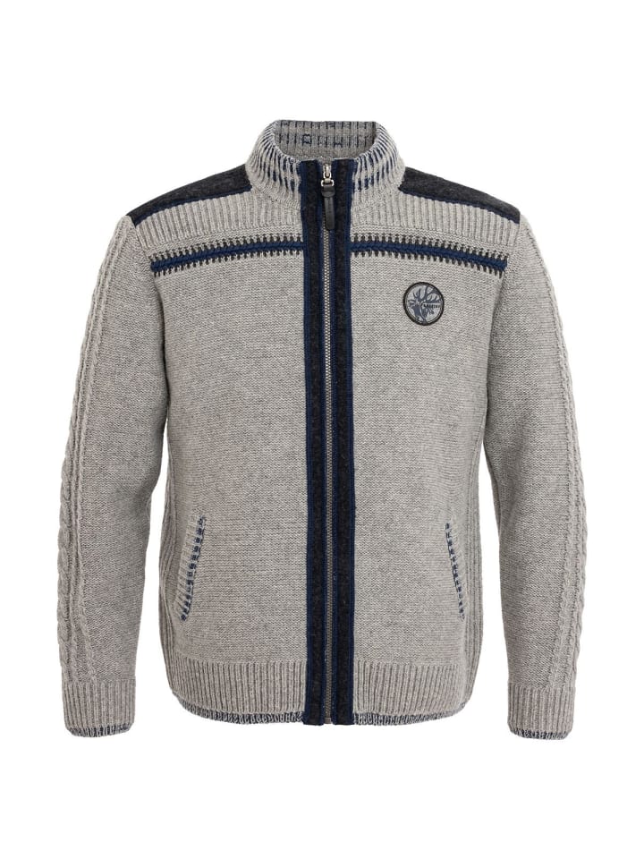 Spieth & Wensky Strickjacke DORNBURG in hellgrau günstig kaufen