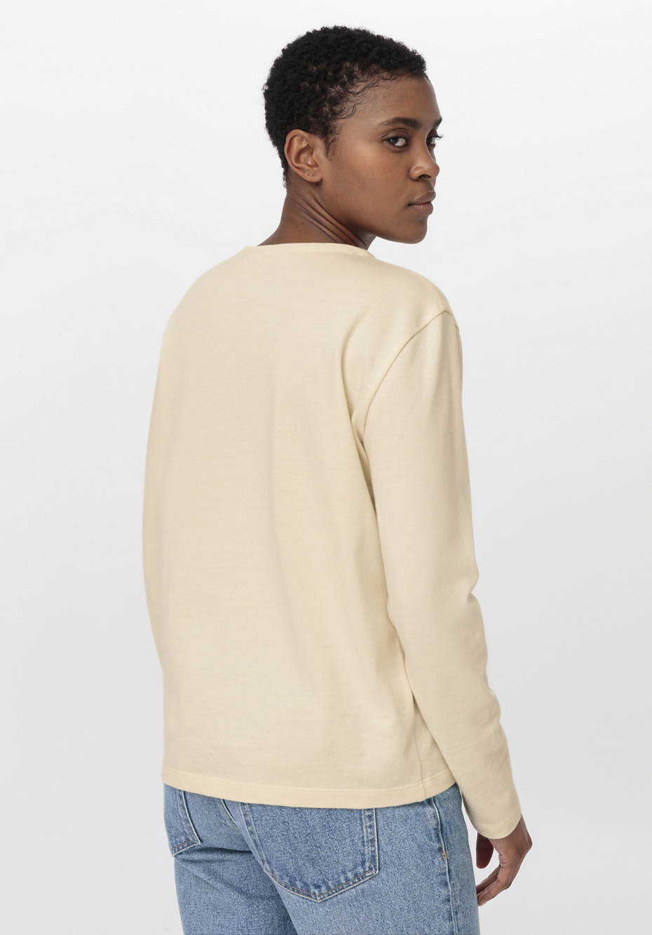 Langarmshirt aus reiner Bio-Baumwolle