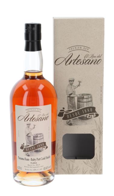El Ron del Artesano Ruby Port Cask Finish 0,7 l·43,4 % vol