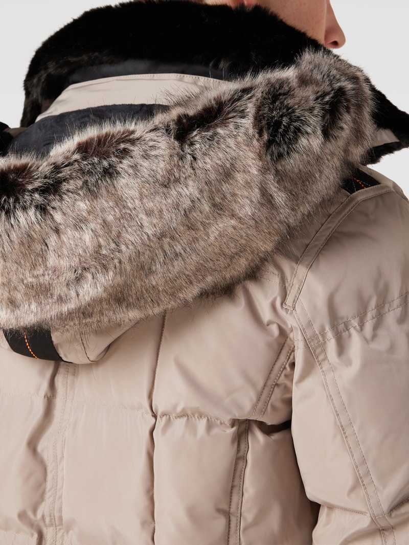 Funktionsjacke mit abnehmbarer Kapuze Modell 'MARVELLOUS' in sand