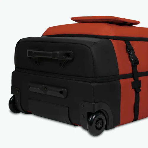 Kaikoura orange 2-wheel soft suitcase