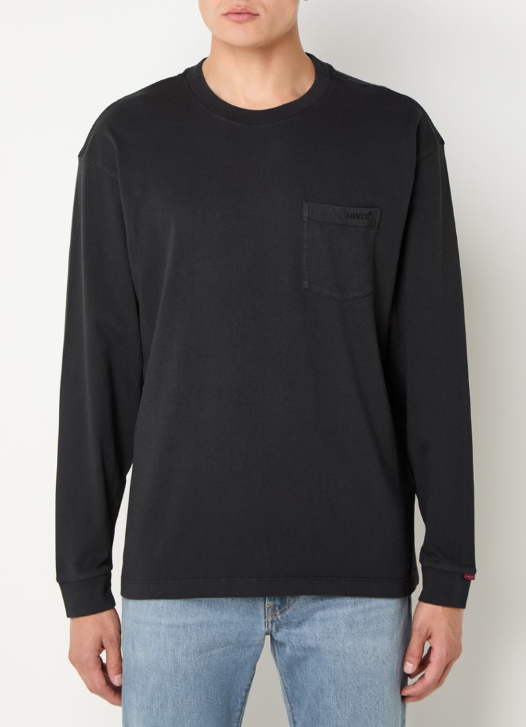 Tricou Levi's cu mânecă lungă și buzunar la piept