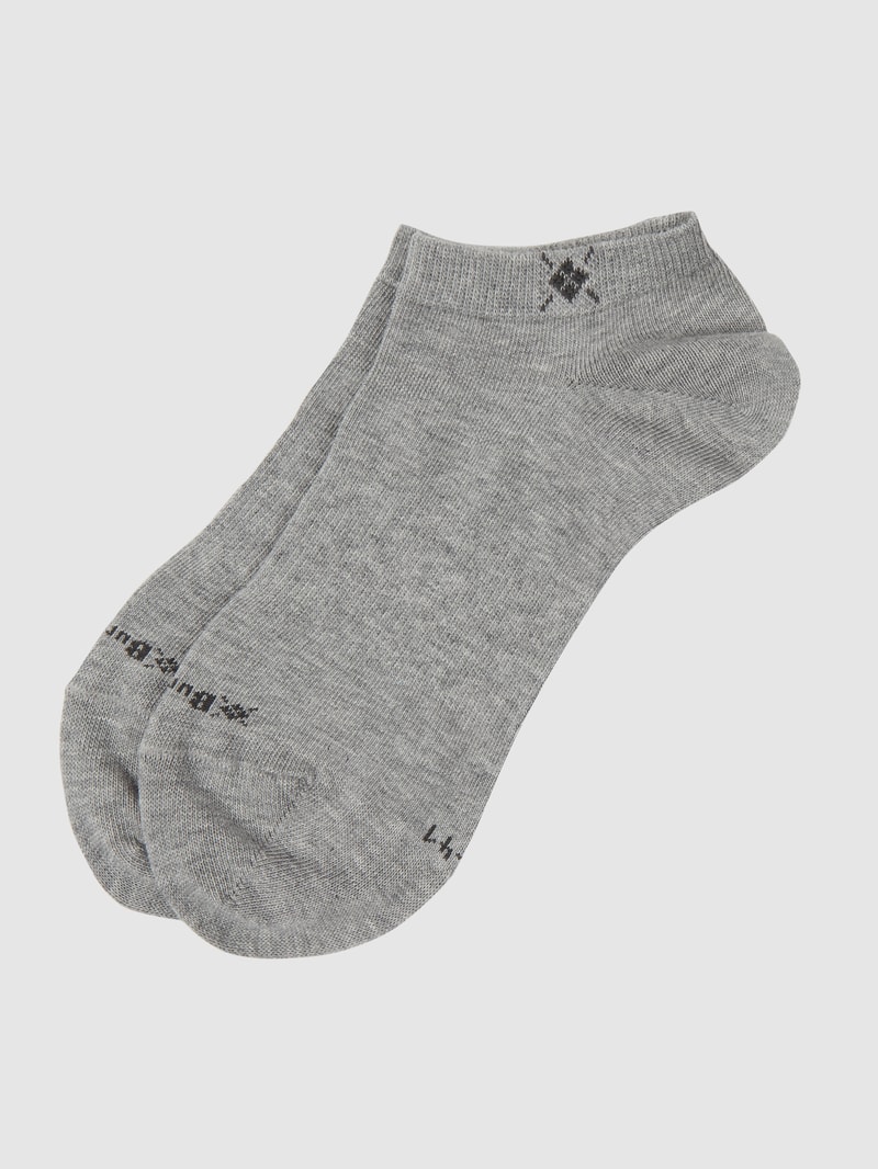 Sneakersocken im 2er-Pack Modell 'Everyday' in hellgrau