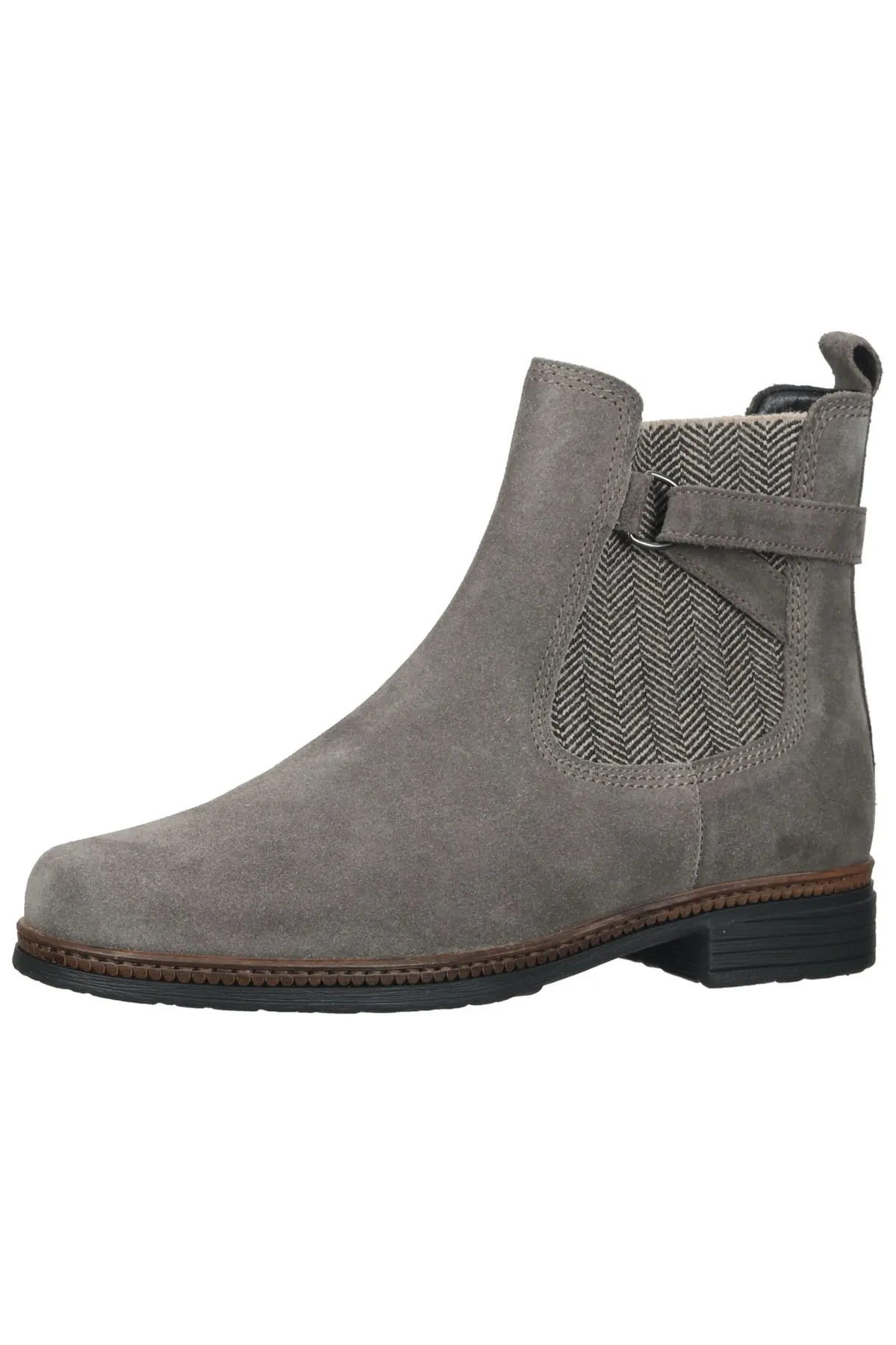 GABOR  Stiefelette - Grau - Blockabsatz