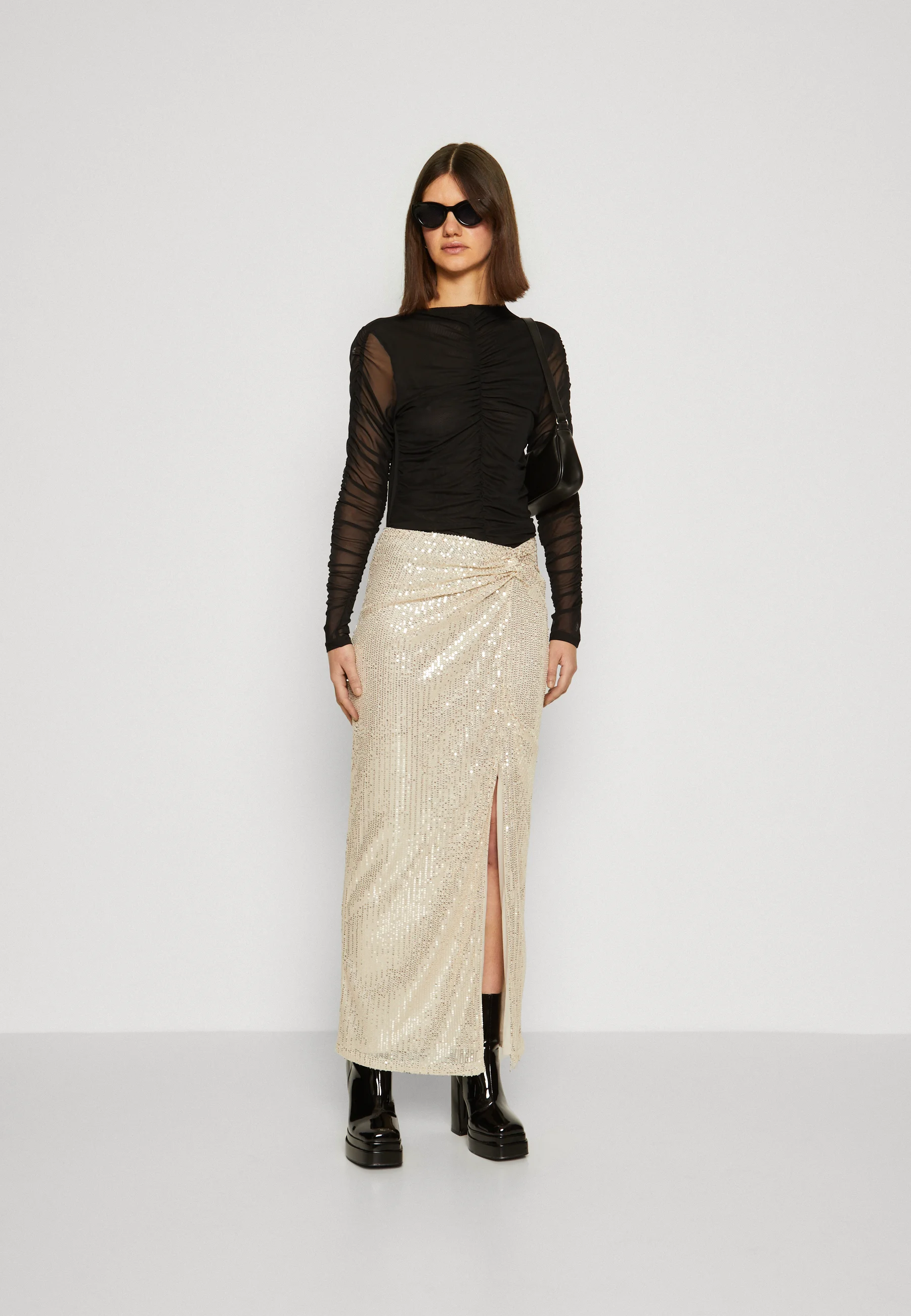 Vero Moda VMMONALISE LONG SKIRT - Falda larga