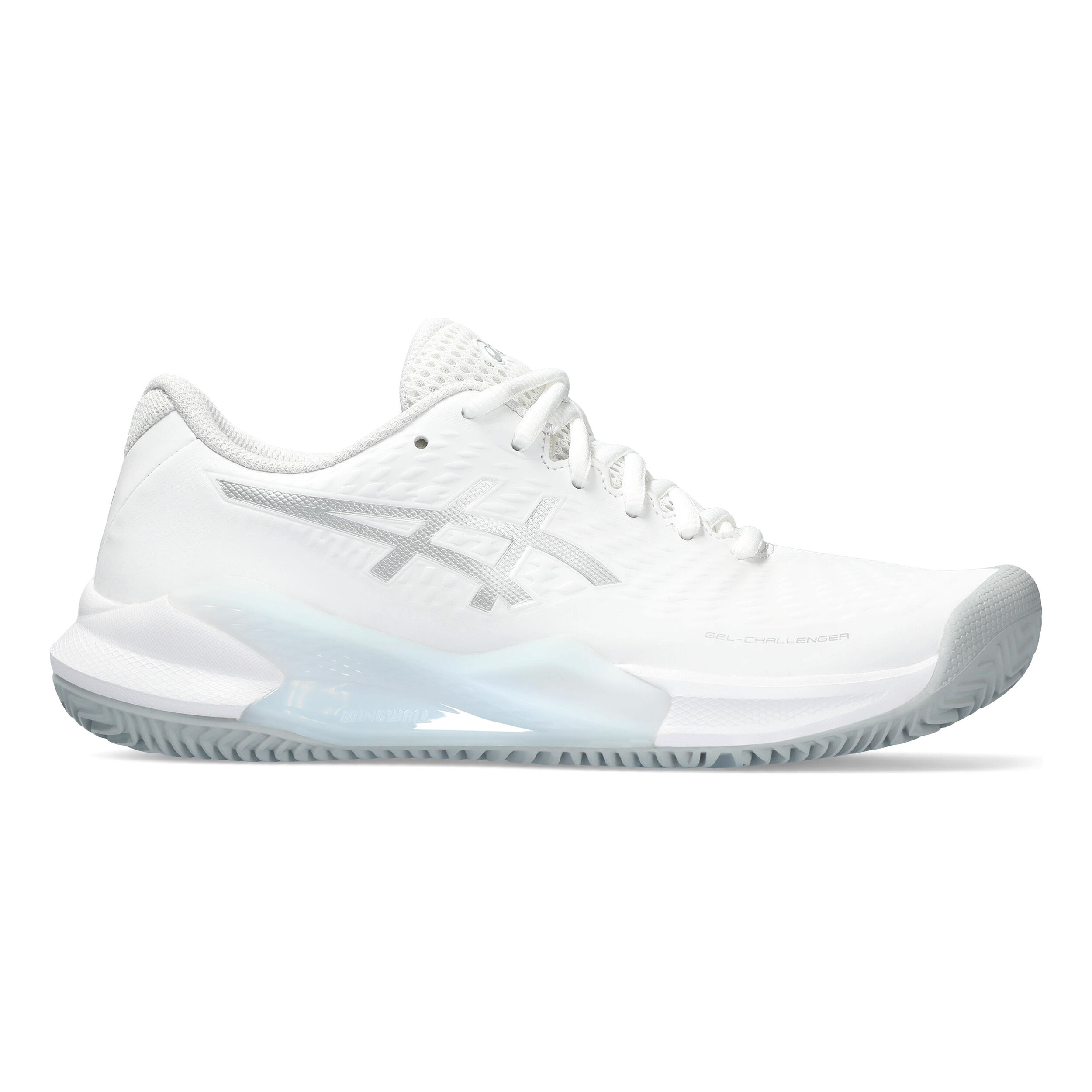 Gel-Challenger 14 Sandplatzschuh Damen - Weiß, Silber