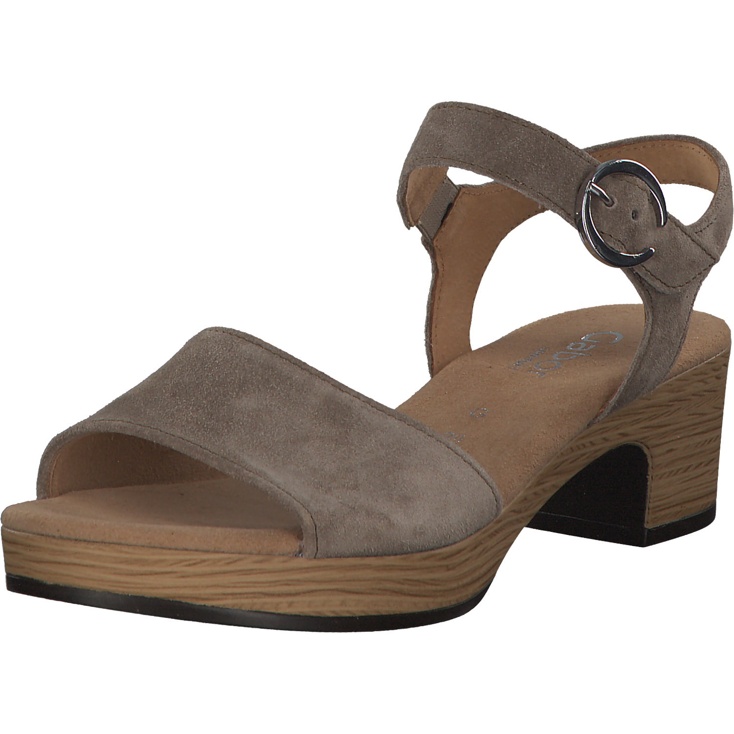 Gabor Comfort 22.071, Plateau-Sandaletten, Damen, sesamo