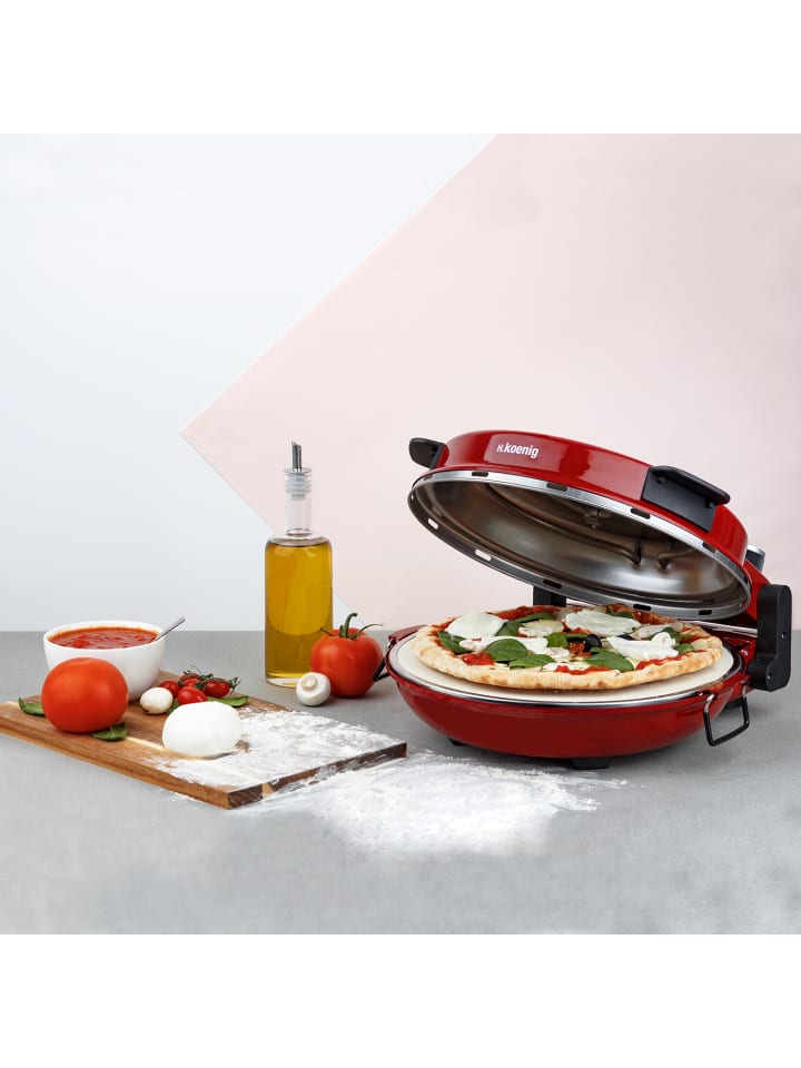 HKoenig Pizzaofen NAPL350 in Rot günstig kaufen onesize