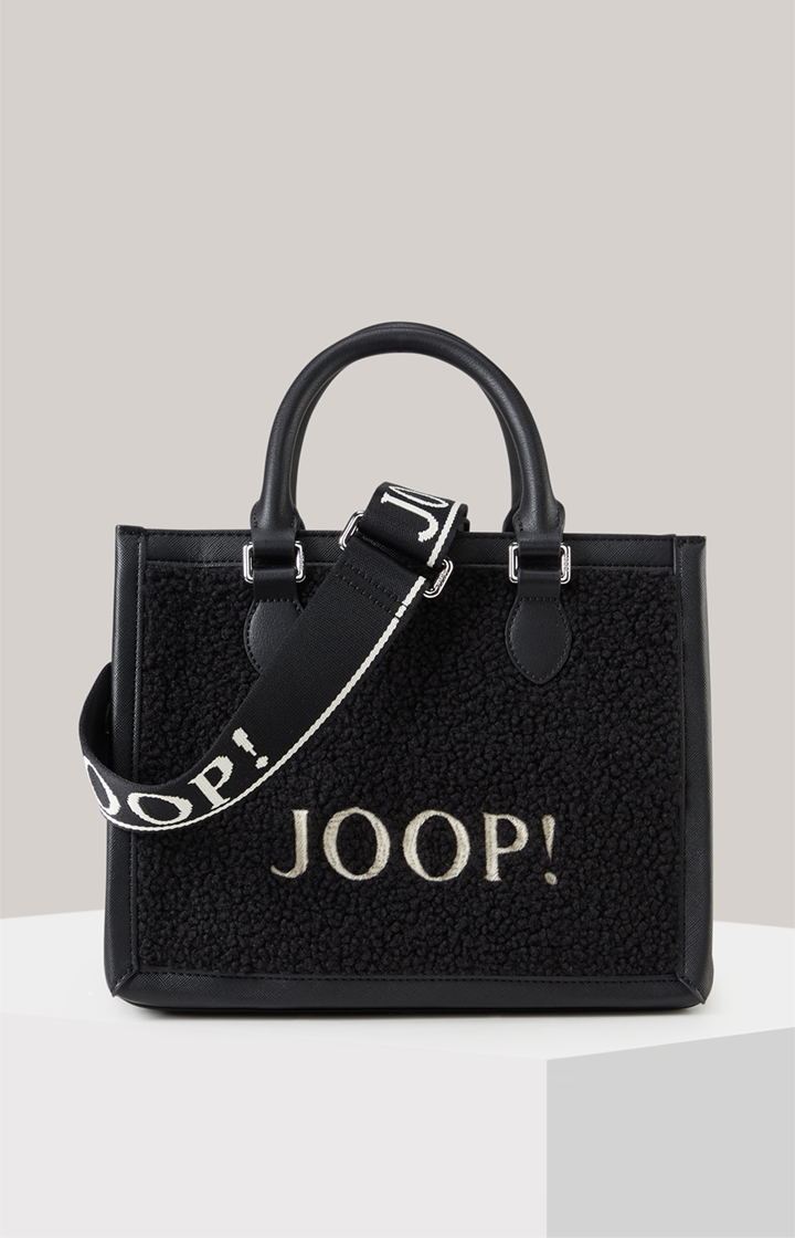 Handtasche Mazzolino Pelo Aurelia in Schwarz