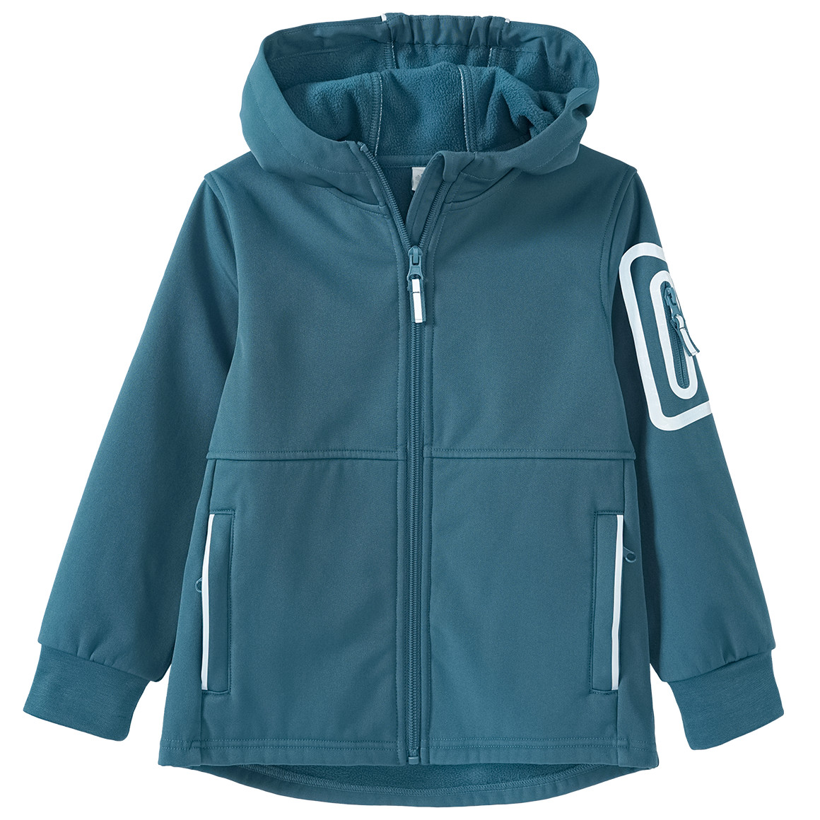 Jungen Softshelljacke mit Kapuze