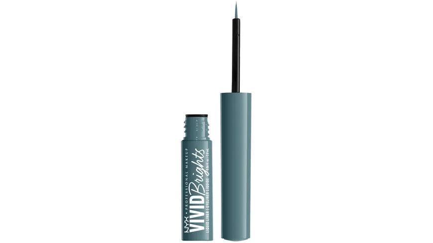 NYX PROFESSIONAL MAKEUP Vivid Brights colored Liquid Eyeliner 2 ml 01 - cyan simp