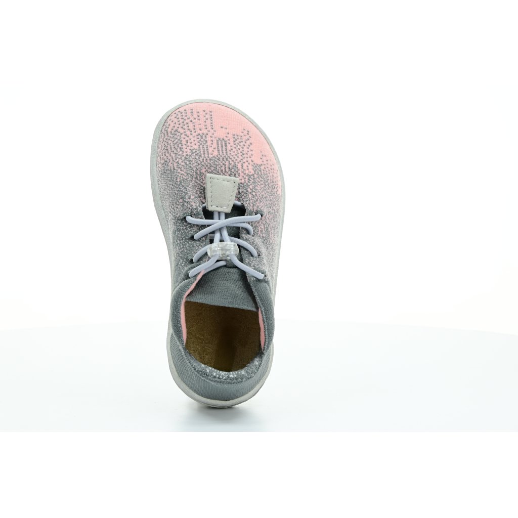 Jonap Knitt New rosa grau Barfuß-Sneakers