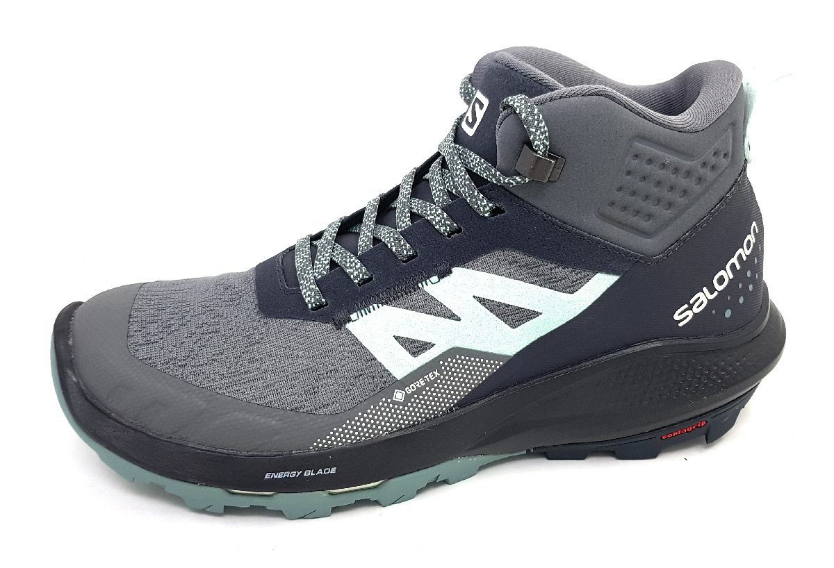 Salomon Out Oulse Mid GTX W L47067200 Grau Ebony/ Quiet Shade/ Ebony