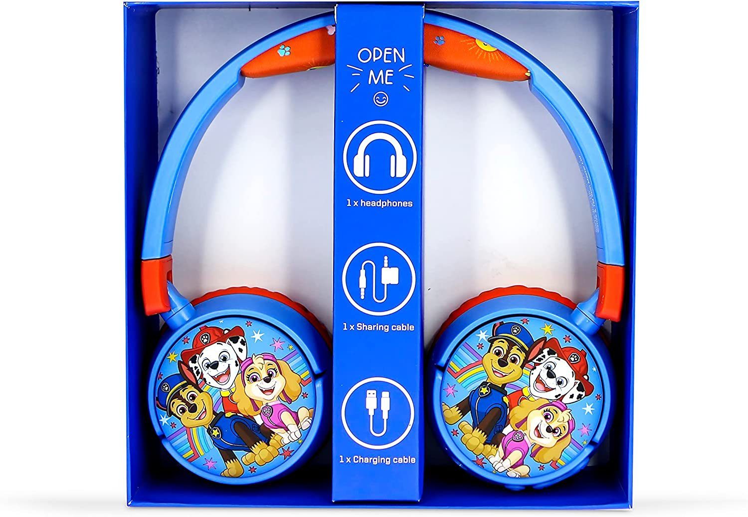 OTL Paw Patrol Bluetooth Kinder Kopfhörer Bluetooth-Kopfhörer (Bluetooth, 3,5-mm-Audio-Sharing-Kabel im Lieferumfang enthalten)