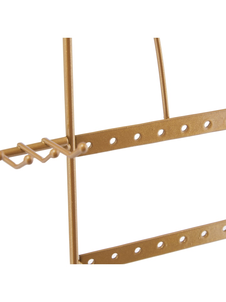 relaxdays Schmuckhalter in Gold - (B)25,5x (H)44,5 x (T)4,5 cm günstig kaufen onesize