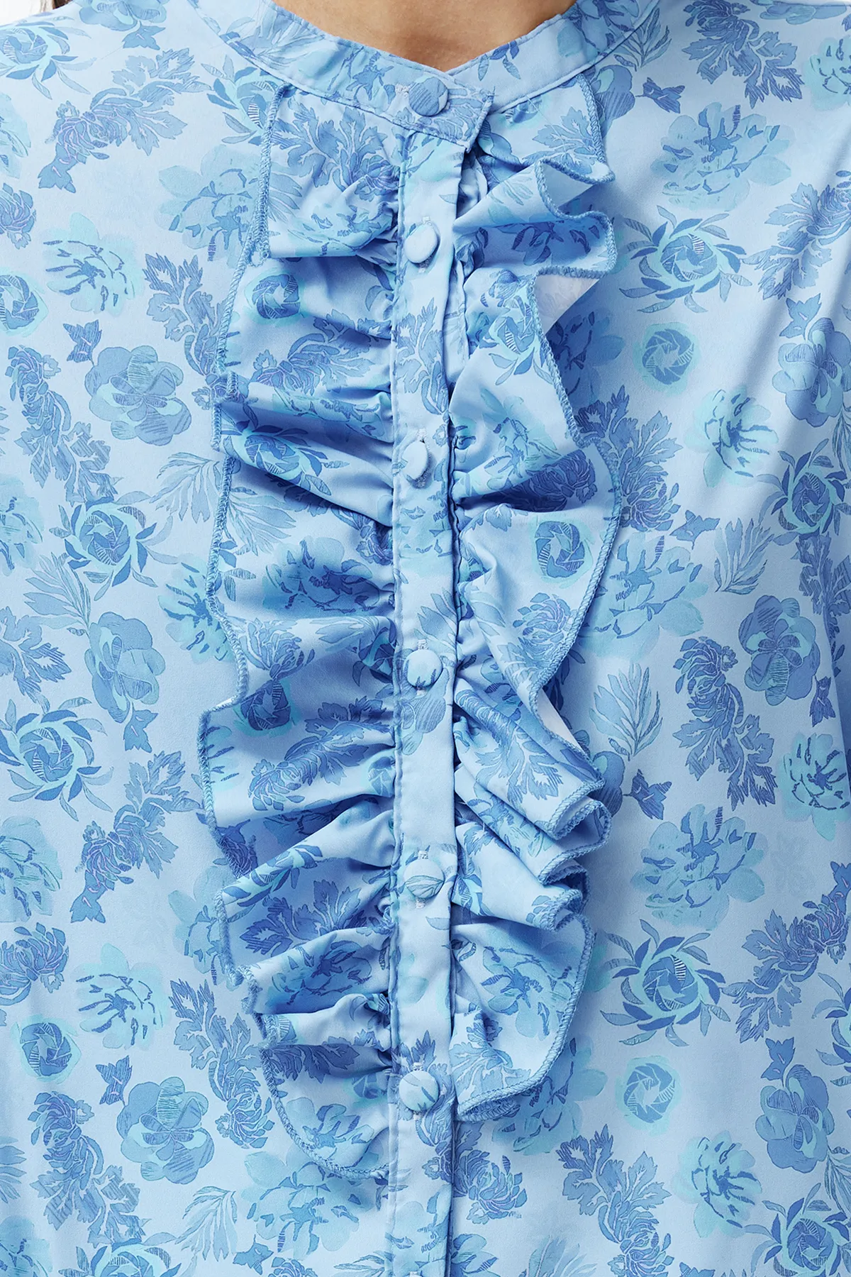 Trendyol Collection  Hemd - Blau - Regular Fit