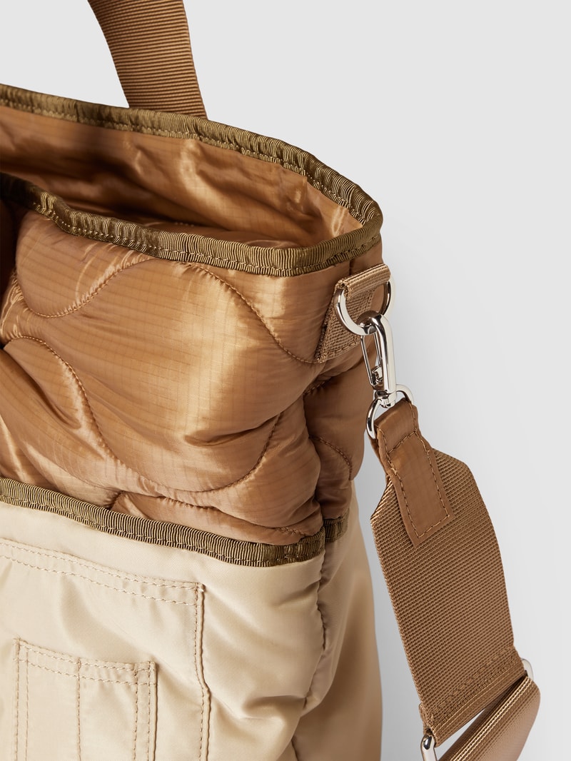 Shopper mit abnehmbarem Schulterriemen Modell 'CORA' in sand