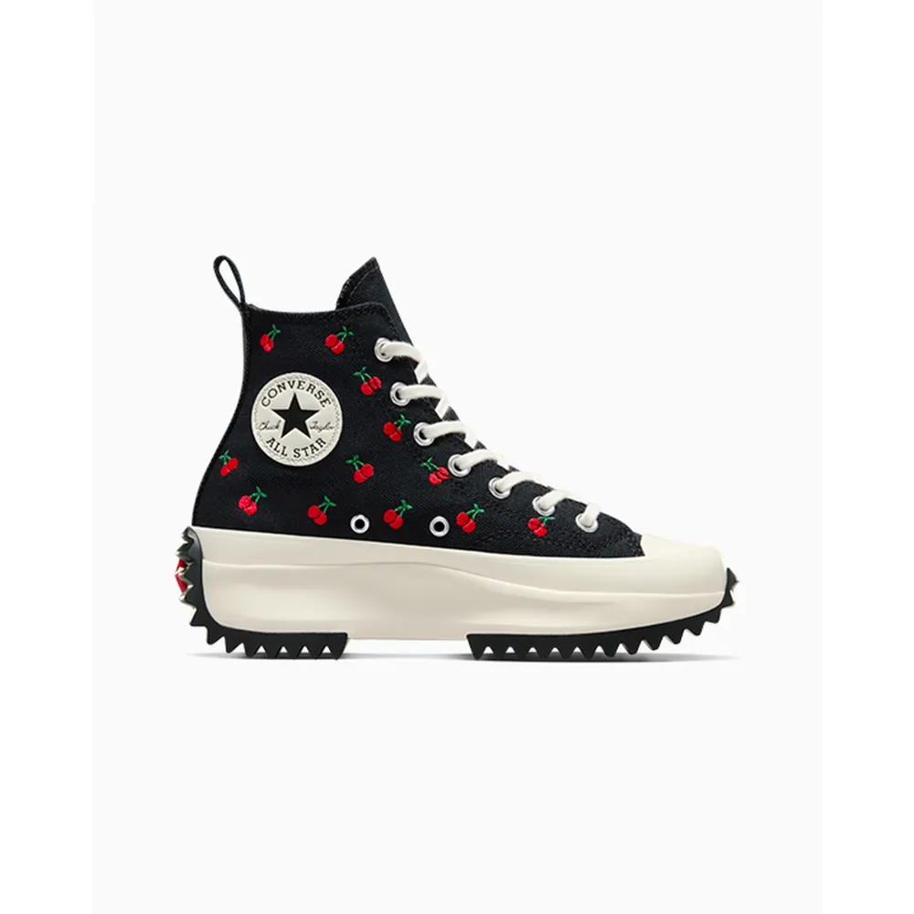 Converse Run Star Hike Platform Cherries A08113C / schwarz