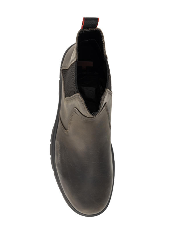HUGO, Chelsea Boots Ryan, Leder, grau